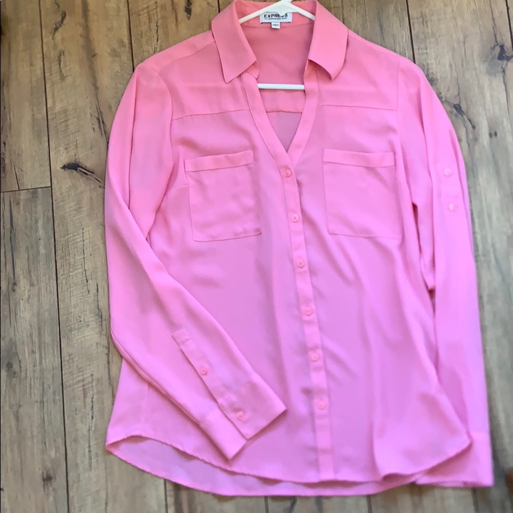 Express Portifino Blouse size S Pink